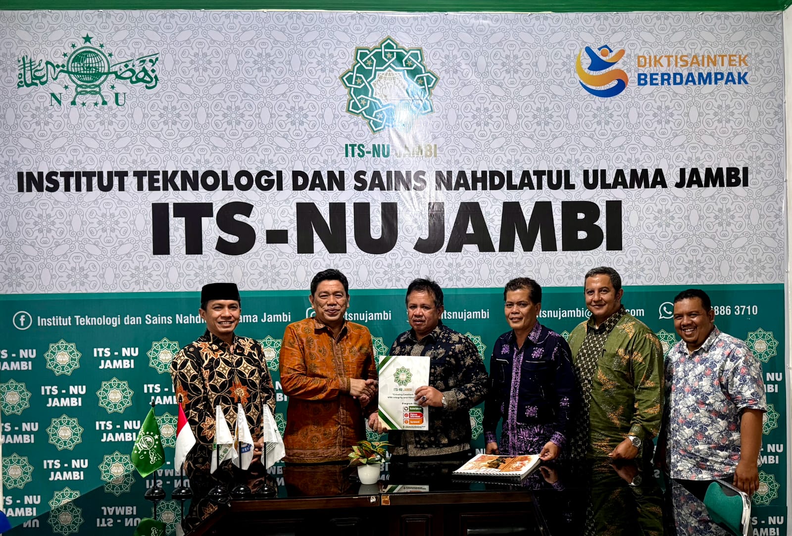 Kampus Terbaik: Kepala Kanwil Kementerian Agama Provinsi Jambi Kunjungi Kampus ITS-NU Jambi
